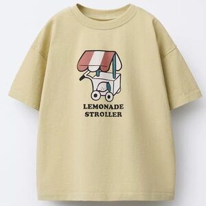 Zara Kids Lemonade Stroller Tee - Tan